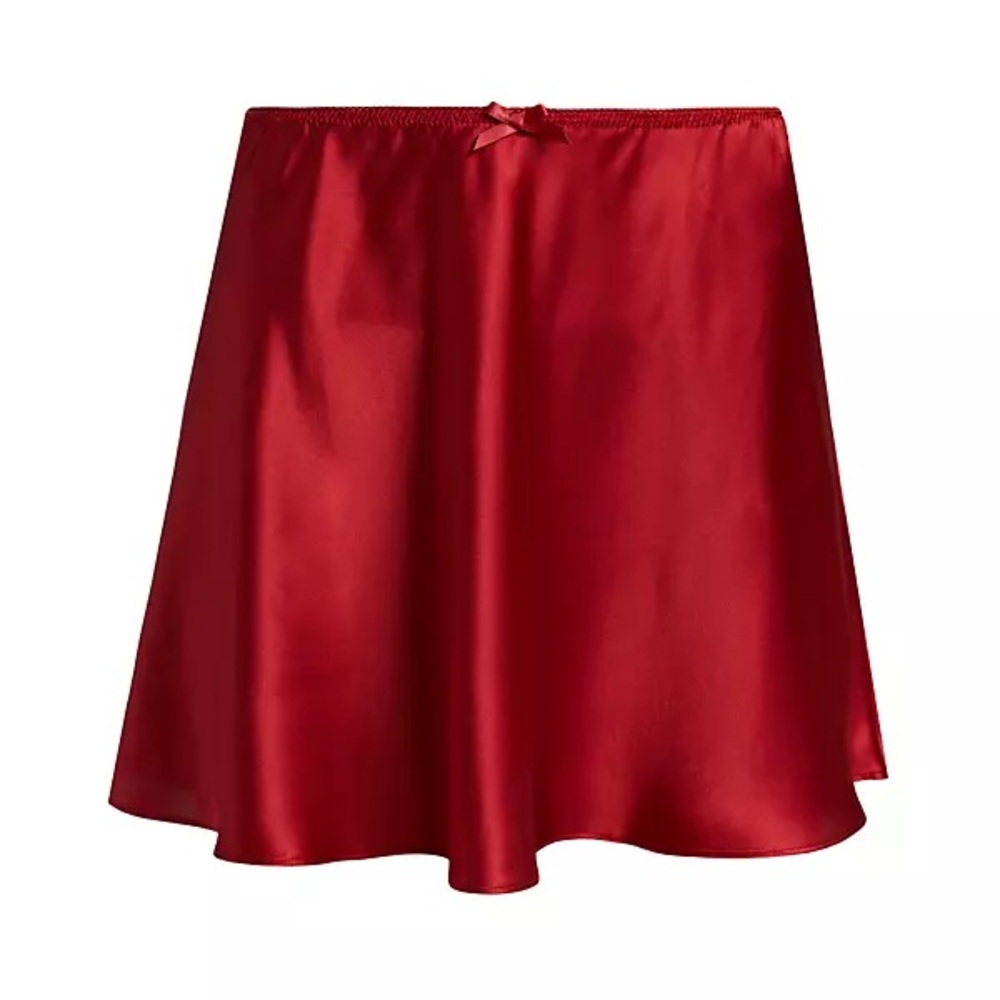 Reformation silk mini skirt